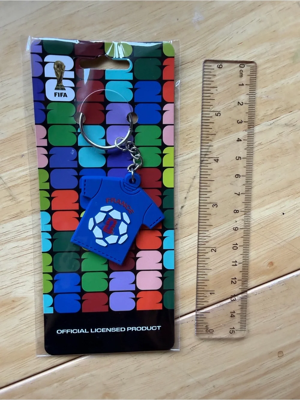 🇫🇷⚽ FIFA World Cup 2026™ France Jersey Keychain – Official ⚽🇫🇷